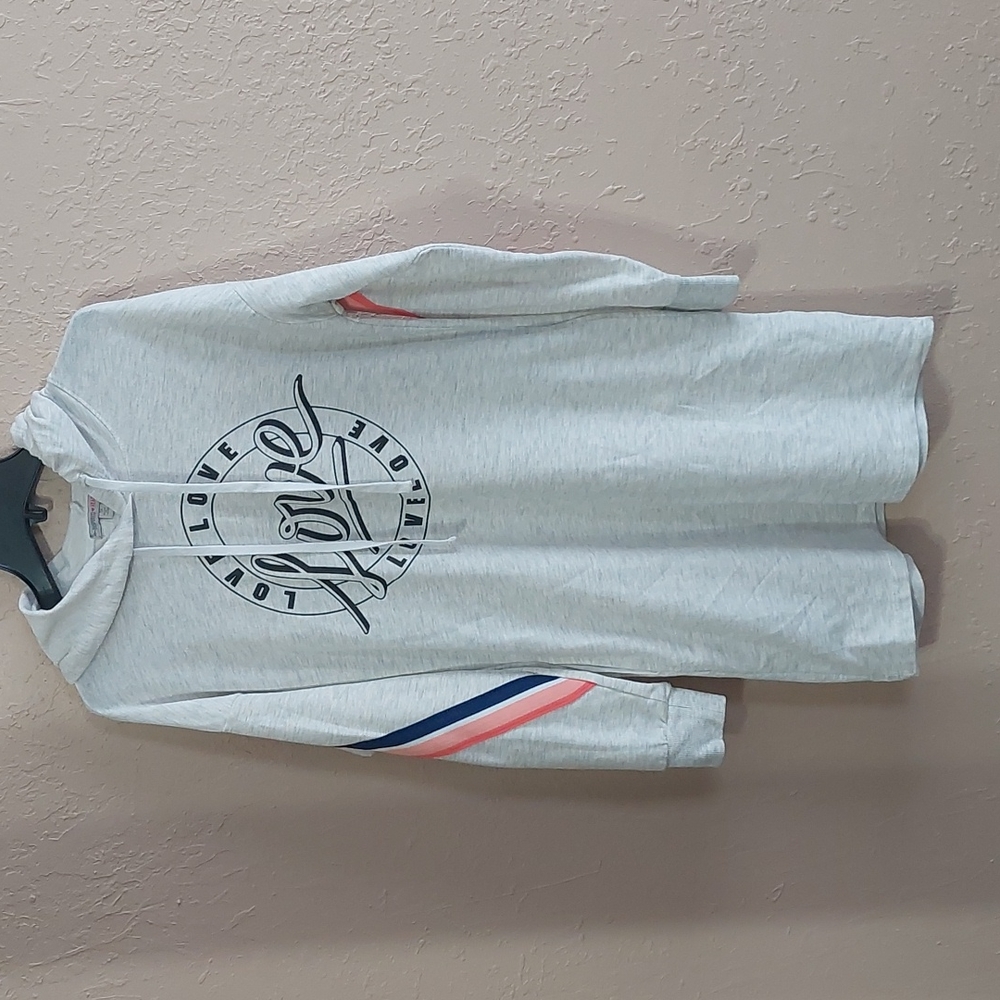 Inspired Hearts "Love" Hooded Sweatshirt, Size: Small